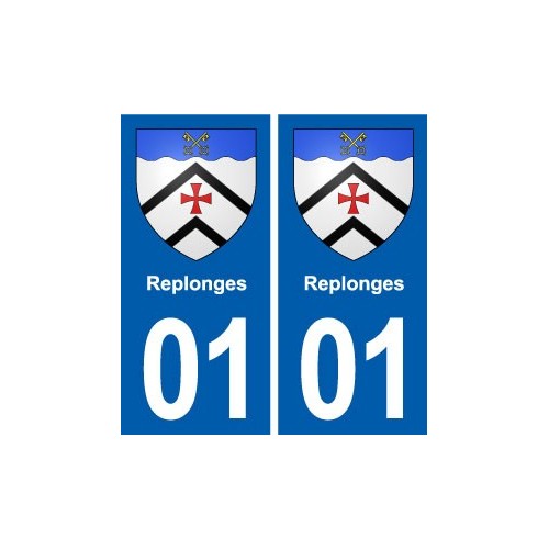 01 Ceyzériat logo ville autocollant plaque sticker