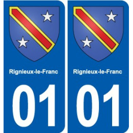 01 Ceyzériat logo ville autocollant plaque sticker