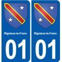 01 Ceyzériat logo ville autocollant plaque sticker