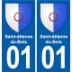 01 Ceyzériat logo ville autocollant plaque sticker