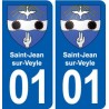01 Ceyzériat logo ville autocollant plaque sticker