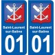 01 Ceyzériat logo ville autocollant plaque sticker