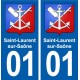 01 Ceyzériat logo ville autocollant plaque sticker