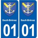 01 Ceyzériat logo ville autocollant plaque sticker