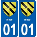 01 Ceyzériat logo ville autocollant plaque sticker