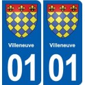 01 Ceyzériat logo ville autocollant plaque sticker