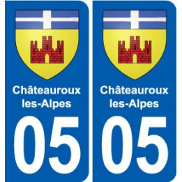 05 Saint-Bonnet-en-Champsaur logo ville autocollant plaque stickers