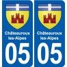 05 Saint-Bonnet-en-Champsaur logo ville autocollant plaque stickers