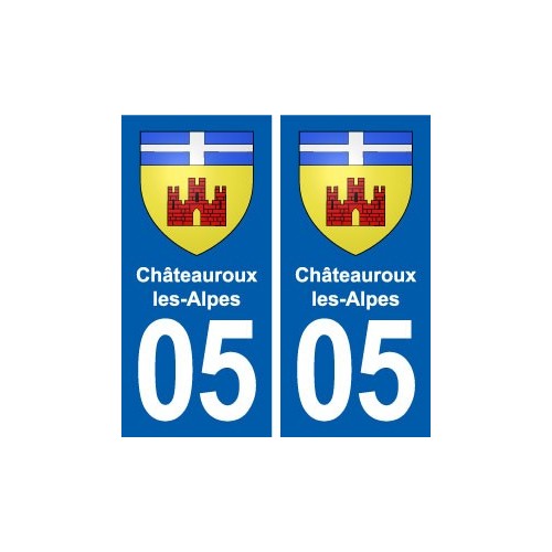 05 Saint-Bonnet-en-Champsaur logo ville autocollant plaque stickers