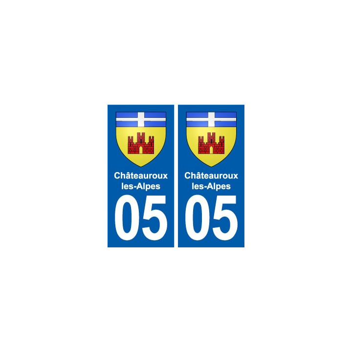 05 Saint-Bonnet-en-Champsaur logo ville autocollant plaque stickers