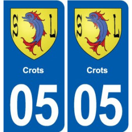 05 Chabottes logo ville autocollant plaque stickers