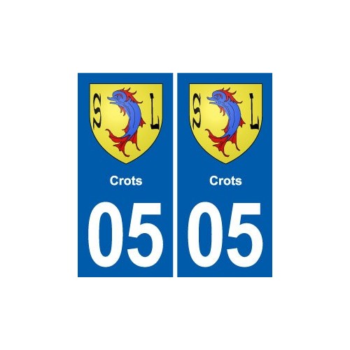 05 Chabottes logo ville autocollant plaque stickers