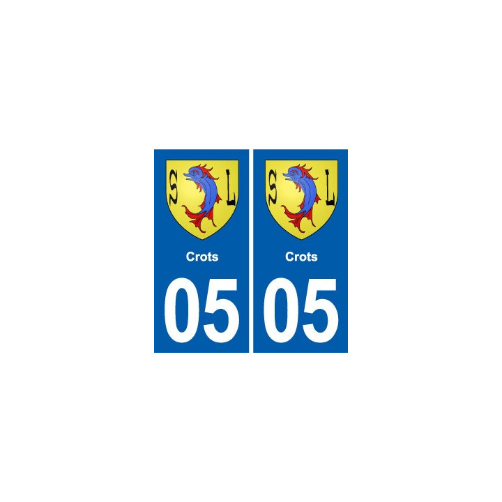05 Chabottes logo ville autocollant plaque stickers