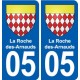 05 Espinasses logo ville autocollant plaque stickers