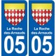 05 Espinasses logo ville autocollant plaque stickers