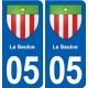 05 Espinasses logo ville autocollant plaque stickers