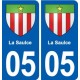 05 Espinasses logo ville autocollant plaque stickers