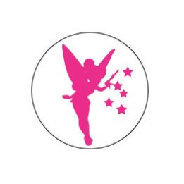 Fée rose- Autocollants Stickers caches enjoliveurs  pour jante auto