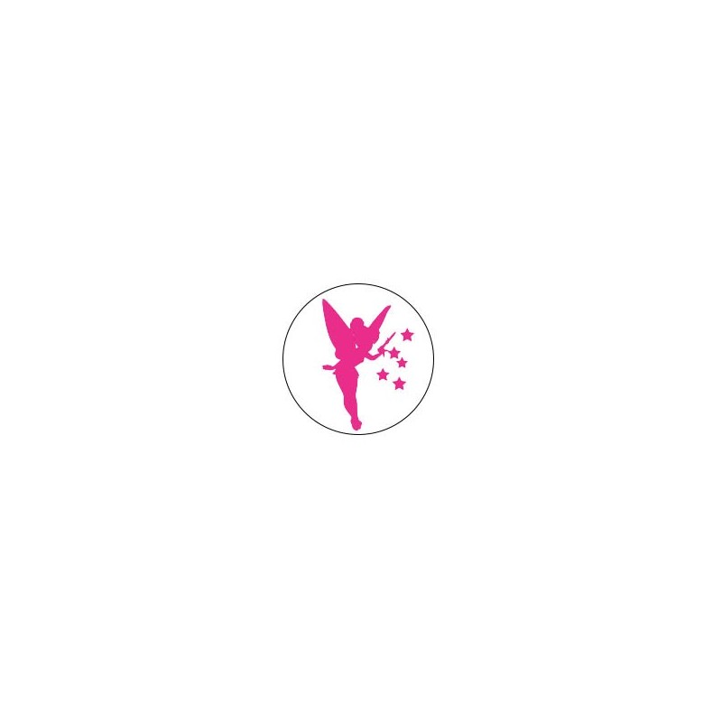 Fée rose- Autocollants Stickers caches enjoliveurs  pour jante auto