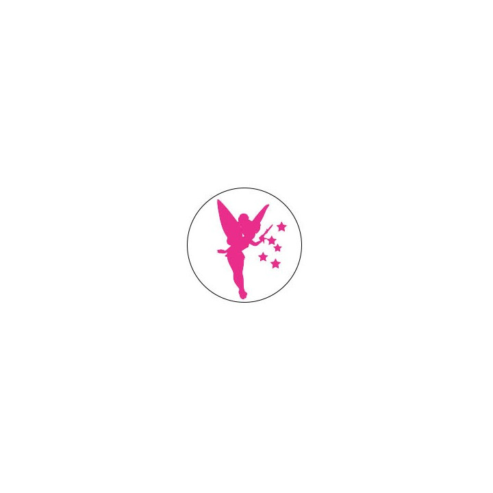 Fée rose- Autocollants Stickers caches enjoliveurs  pour jante auto
