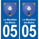 05 Espinasses logo ville autocollant plaque stickers