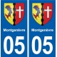 05 Espinasses logo ville autocollant plaque stickers