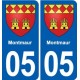 05 Espinasses logo ville autocollant plaque stickers