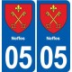 05 Espinasses logo ville autocollant plaque stickers