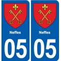 05 Espinasses logo ville autocollant plaque stickers