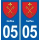 05 Espinasses logo ville autocollant plaque stickers