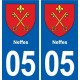 05 Espinasses logo ville autocollant plaque stickers