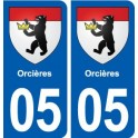 05 Espinasses logo ville autocollant plaque stickers