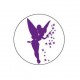 Fée violette - Autocollants Stickers caches enjoliveurs  pour jante auto