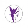 Fée violette - Autocollants Stickers caches enjoliveurs  pour jante auto