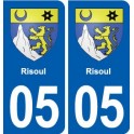 05 Espinasses logo ville autocollant plaque stickers