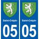 05 Espinasses logo ville autocollant plaque stickers