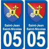 05 Espinasses logo ville autocollant plaque stickers