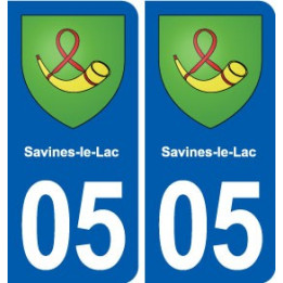 05 Risoul logo ville autocollant plaque stickers
