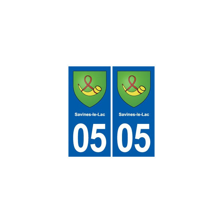 05 Risoul logo ville autocollant plaque stickers