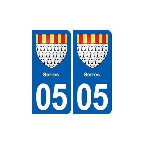 05 Risoul logo ville autocollant plaque stickers