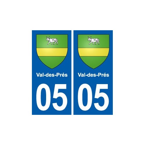 05 Risoul logo ville autocollant plaque stickers