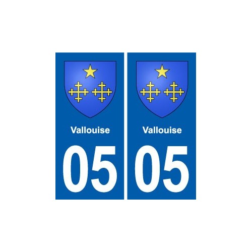05 Risoul logo ville autocollant plaque stickers