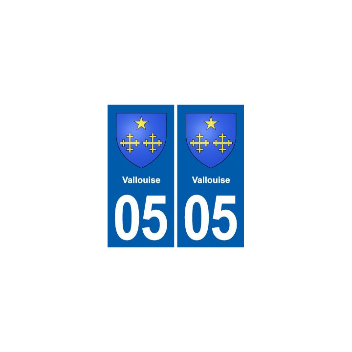 05 Risoul logo ville autocollant plaque stickers