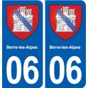06 Falicon logo  ville autocollant plaque stickers