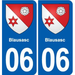 06 Falicon logo  ville autocollant plaque stickers