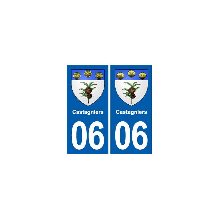 06 Falicon logo  ville autocollant plaque stickers