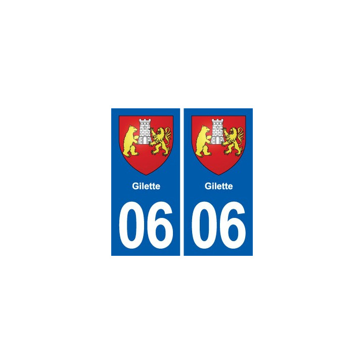 06 Falicon logo  ville autocollant plaque stickers