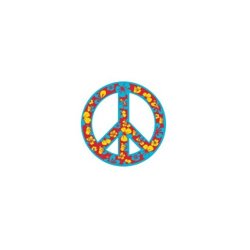 Peace and Love - Autocollants Stickers caches enjoliveurs  pour jante auto