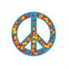 Peace and Love - Autocollants Stickers caches enjoliveurs  pour jante auto