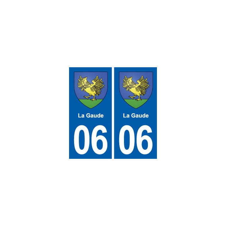 06 Falicon logo  ville autocollant plaque stickers